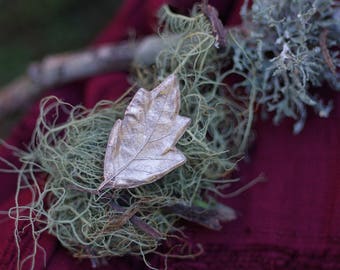 Oak Leaf Brooch - Bronze