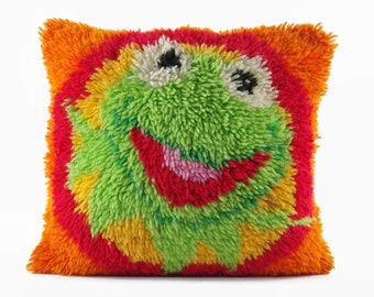 Latch Hook Pillow Etsy