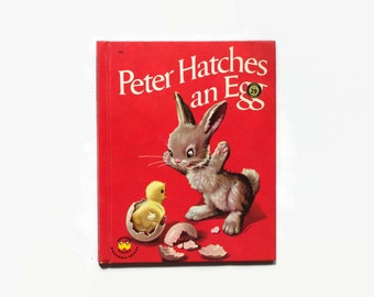 Vintage 1960s Wonder Book, Peter Hatches an Egg