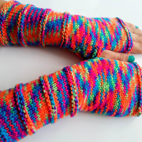 Knit Fingerless Gloves