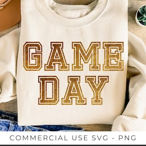 Game Day SVG PNG College Team School Sublimation Football Baseball Basketball Volleyball Cheer Sports Mom SVG Instant Digital Download