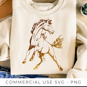 Mustang Bronco Mascot SVG: School Sports Team Design (Digital Download)