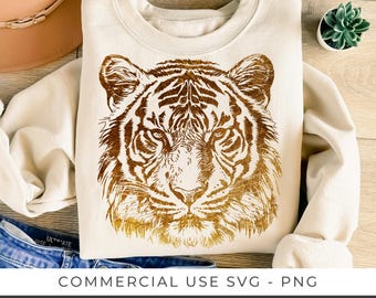 Tiger SVG PNG Football Team Wildcats School Mascot Sublimation Baseball Basketball Volleyball Cheer Sports Mom SVG Instant Digital Download