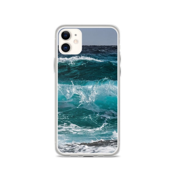 Beach Ocean Wave Aesthetic Iphone Case Cute Phone Case Pretty Etsy Finland