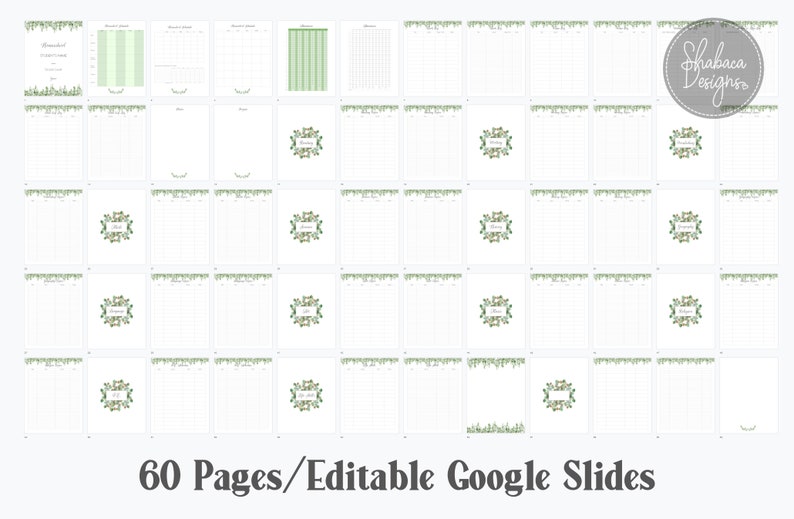 Homeschool Portfolio Evaluation Editable Homeschooling Review Template Binder Activity Book Log Attendance Calendar Field Trip Cover 60 Page