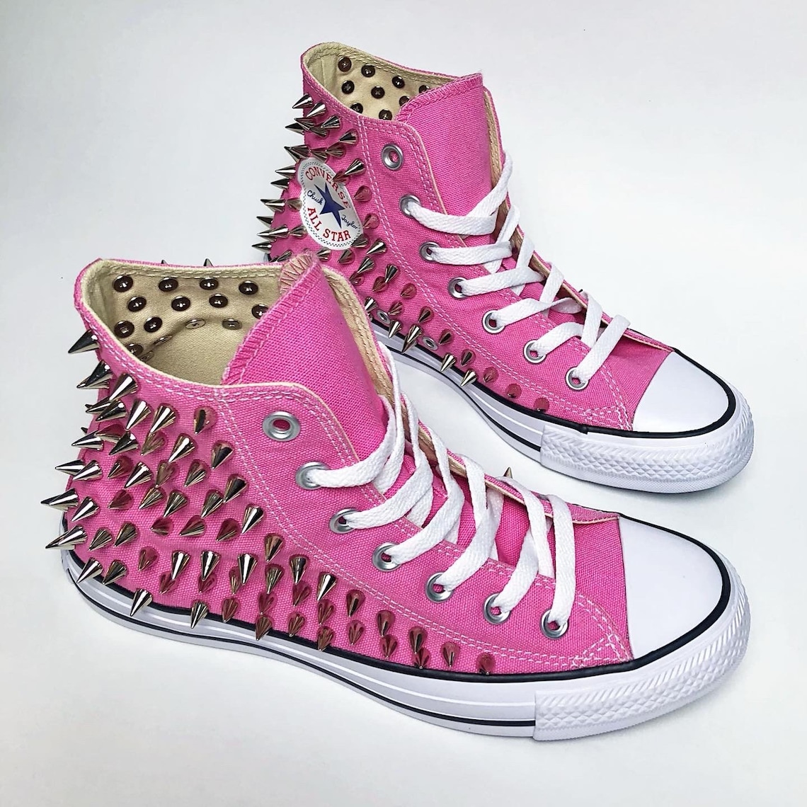 platform spiked converse