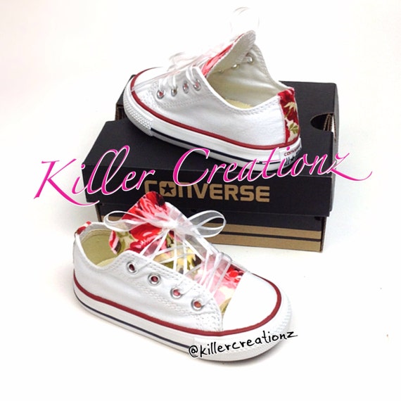 floral converse infant