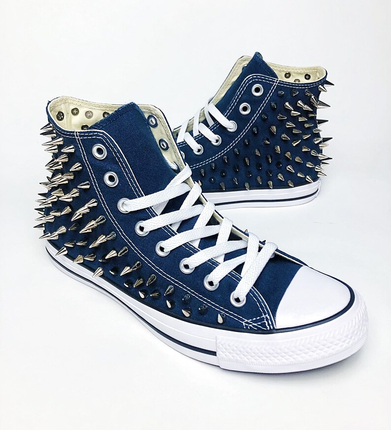 converse high top silver