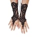 Black lace gloves, french lace bridal gloves, ''High Quality Lace Gloves'' fingerless gloves, black gloves, burlesque glove, guantes gothic 