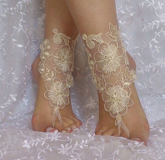 cappuccino gothic barefoot sandals wedding prom party steampunk bangle beach anklets bangles bridal bride bridesmaid