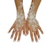 Ivory gold or ivory silver frame wedding gloves bridal gloves lace gloves fingerless gloves ivory gloves  bridal accessories party prom 