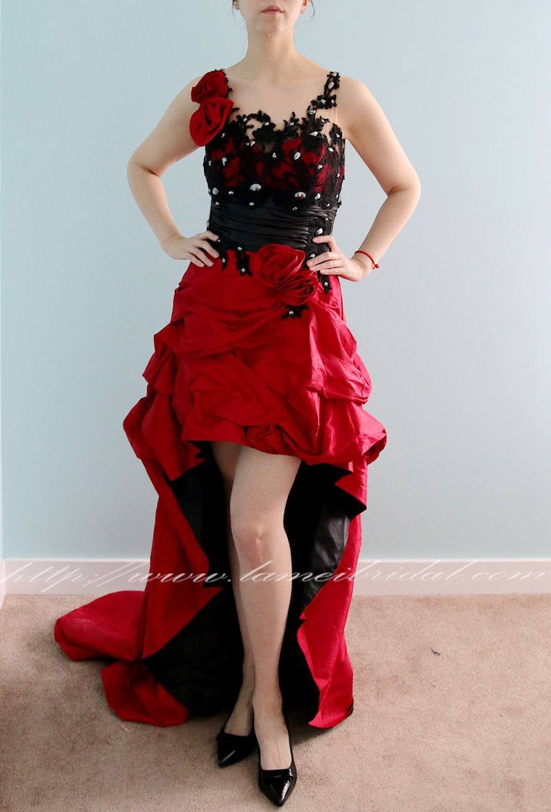 Red and Black Wedding Dresses for Sale