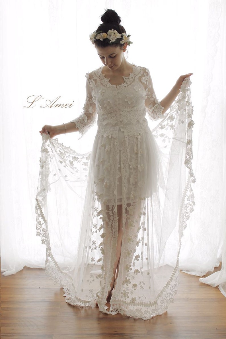 Garden Lace Wedding Dresses