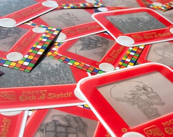 Etch A Sketch Art Sticker 4er-Pack: Serie 2