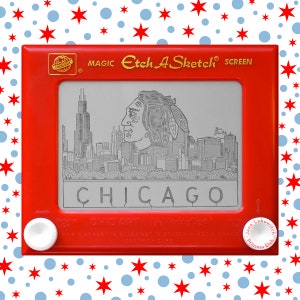 Custom Etch A Sketch art Skyline Cityscape Landscape message me your city, pick a size image 4