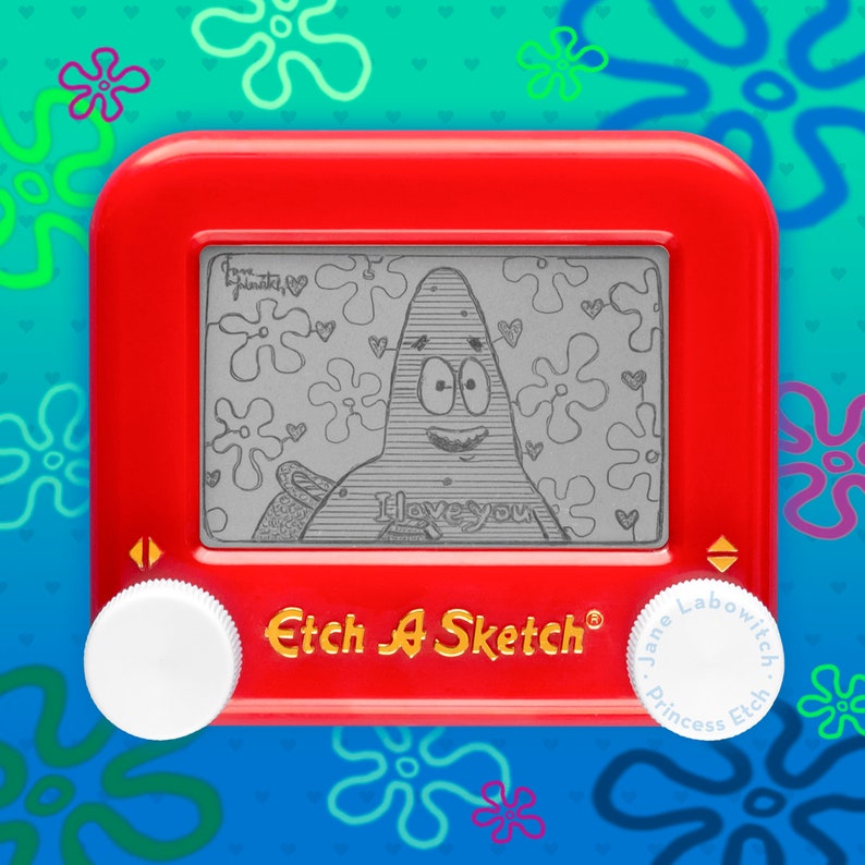 Patrick Star Spongebob I Love You Valentine S Etsy
