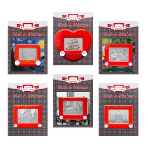 ¡Paquete de 6 pegatinas de Etch-A-Sketch! [Solo queda una] / Pegatina retro / Pegatina nostálgica / Pegatina de juguete