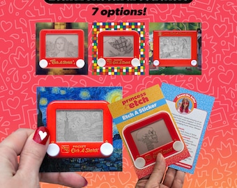 Etch A Sketch Art Sticker - 7 options!