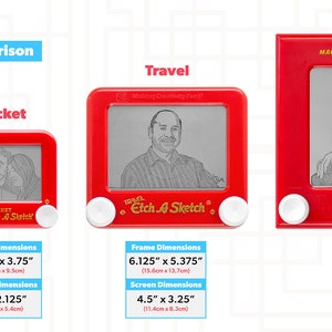 Custom Etch A Sketch Art Skyline Cityscape Landscape (message Me Your ...