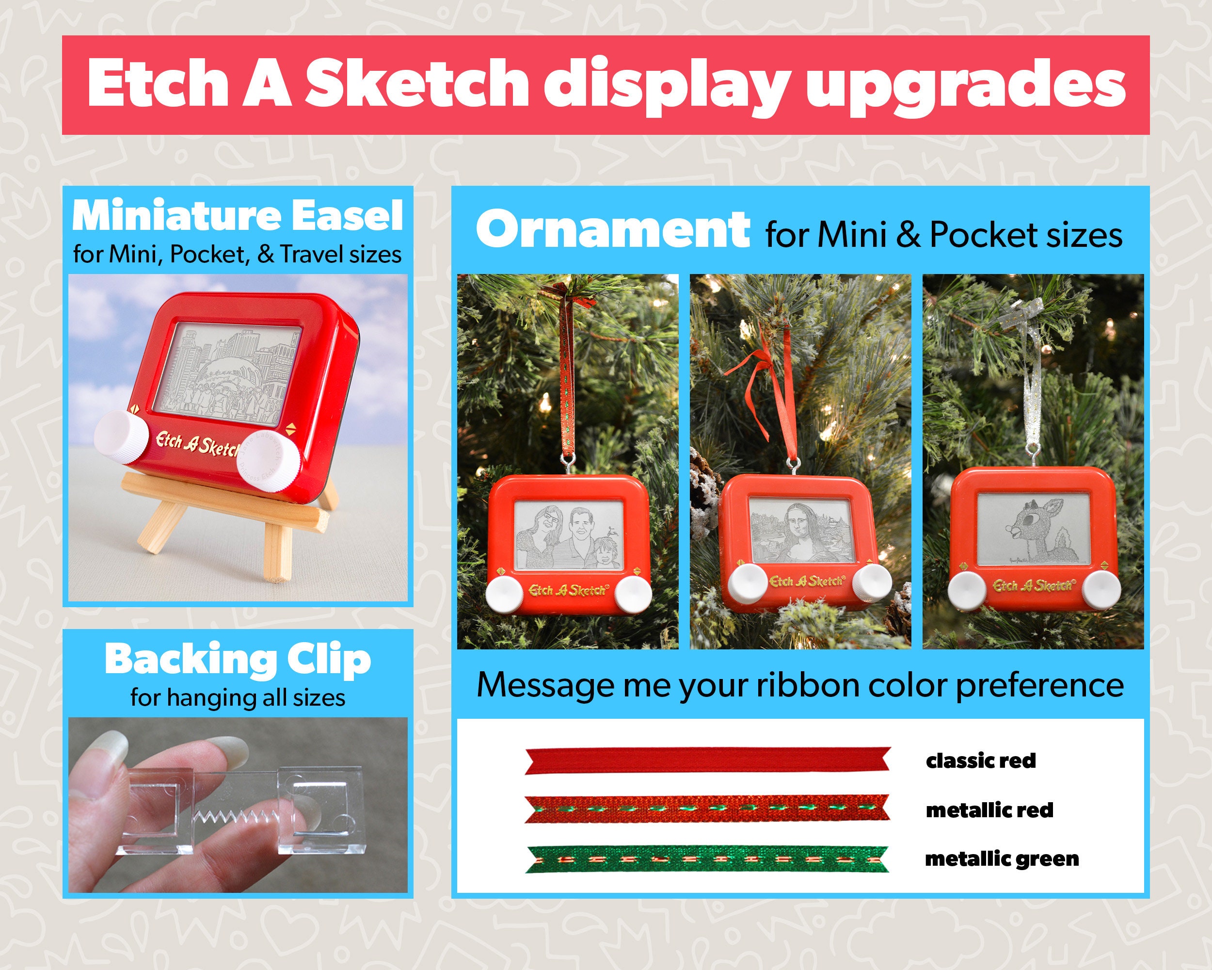 Mini Etch A Sketch - Pastel