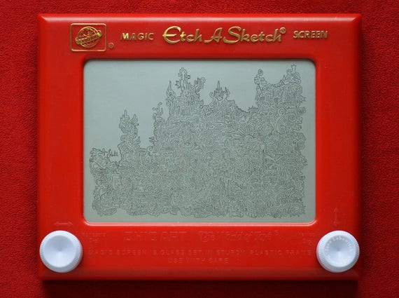 etch a sketch doodle
