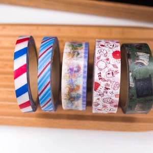 Washi Tape (Airmail, cafe, circus, break time)
