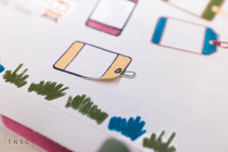 A5/A4 Sticker Release Paper sticker Album, Reusable, Double Sided Etsy