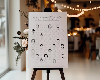 Alternatief bruiloft-gastenboek, uniek gastenboekbord, alternatief gastenboek bruiloft, bewegwijzering bruiloft, sjablonen bruiloften, bord receptie