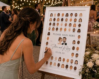 Alternate Guest Book Wedding, Guest Book Wedding Unique, Wedding Guest Book Alternative, Wedding Signage, Templates Weddings, Reception Sign