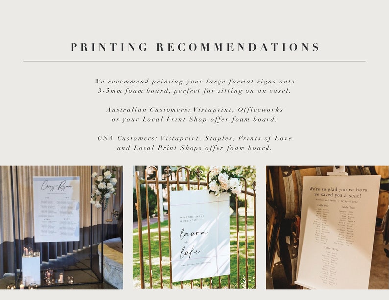 Greenery Wedding Welcome Sign, Watercolour, Printable Template, Wedding Signs, Olive Branch Set image 7