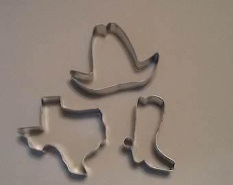 Lone Star State Cookie Cutters, Set of 3