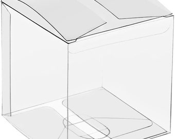 3 x 3 x 3 Clear Boxes, Pack of 10