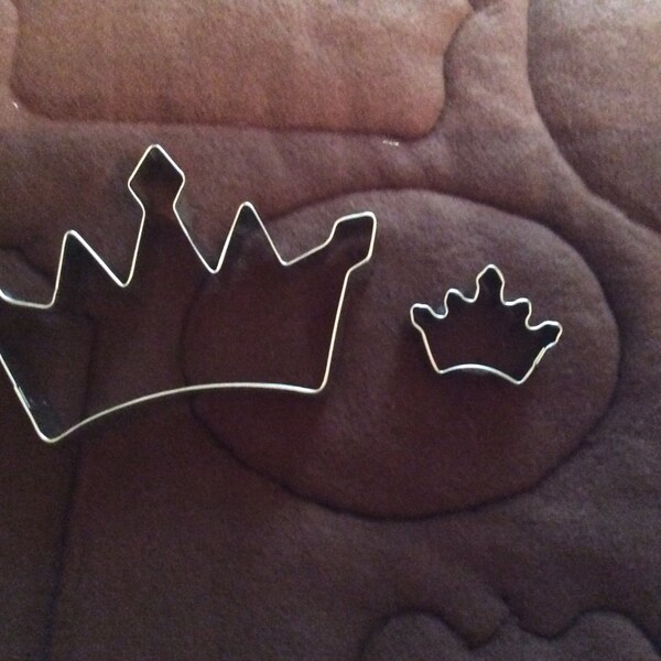 Crown Cookie Cutter Etsy