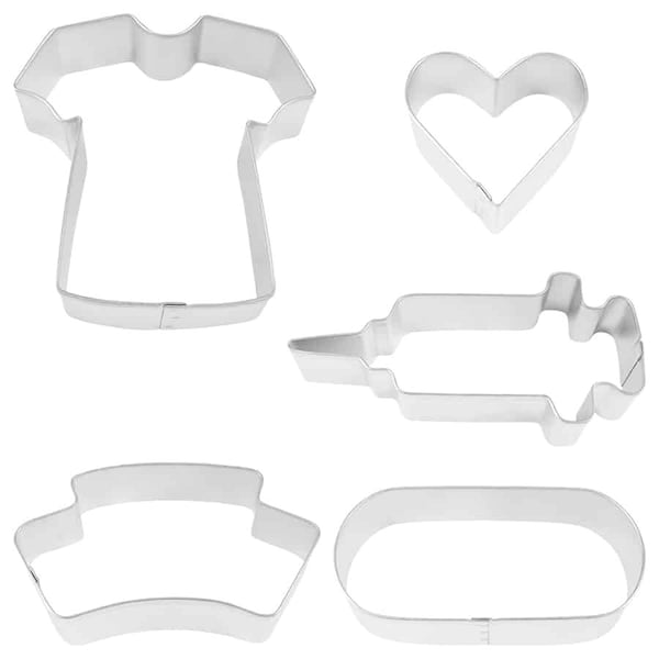 Nurse Cookie Cutters, Set of 5, Nurses Have Heart, Medical, RN, Medical Profession