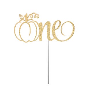 Pumpkin One Cake Topper One Cake Topper 1st Birthday Cake Topper Fall 1st Birthday Cake Topper
