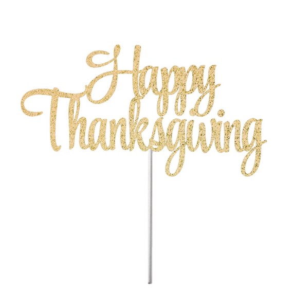 Happy Thanksgiving Cake Topper Thankful Cake Topper Turkey Etsy Happy Thanksgiving Cake Topper Thankful Cake Topper Turkey Etsy