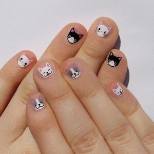 Cats vs Dogs Kids Nail Wraps
