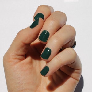 Solid Forest Heat Activated Nail Wraps