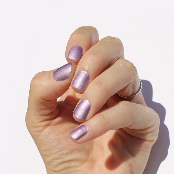 Metallic Lilac Gel Wraps