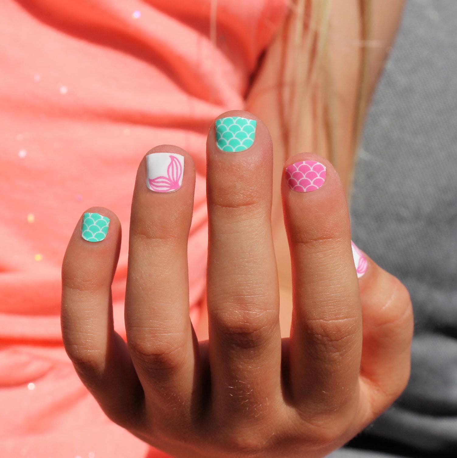Adorable Mermaid Nail Designs for Kids