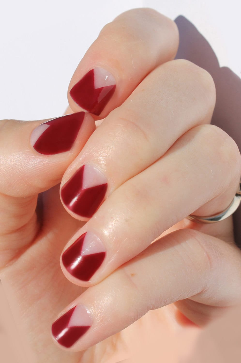Wine Elle Heat Activated Nail Wraps - Etsy