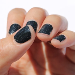 Black Glitter Gel Wraps