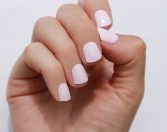 Solid Whisper Pink Heat Activated Nail Wraps