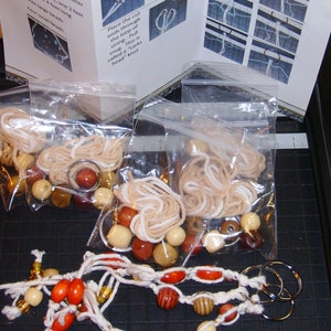 Macrame, Key Ring, Kit, Supplies, Instructions