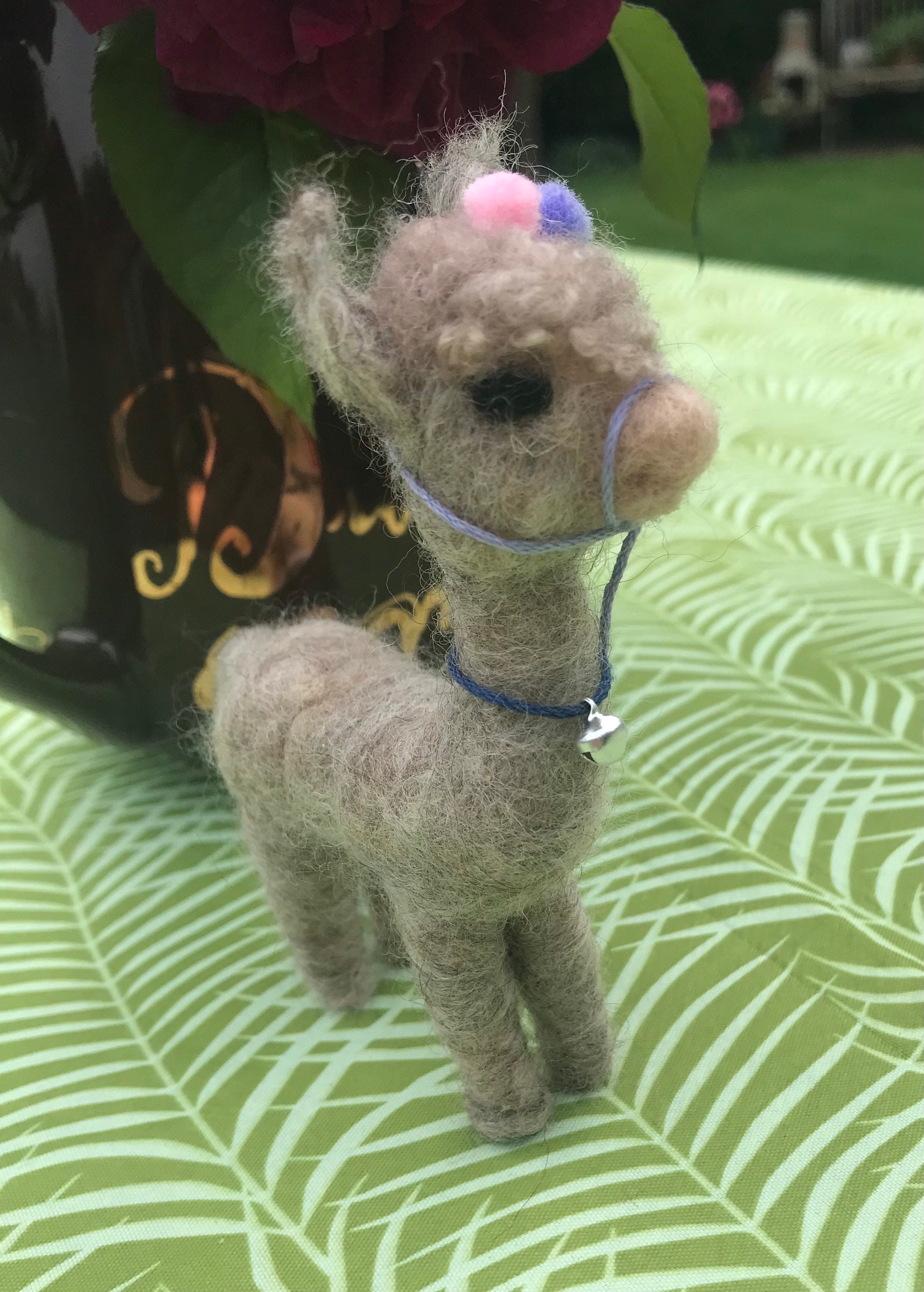 Alpaca alpaca fleece needle felt ornament Etsy