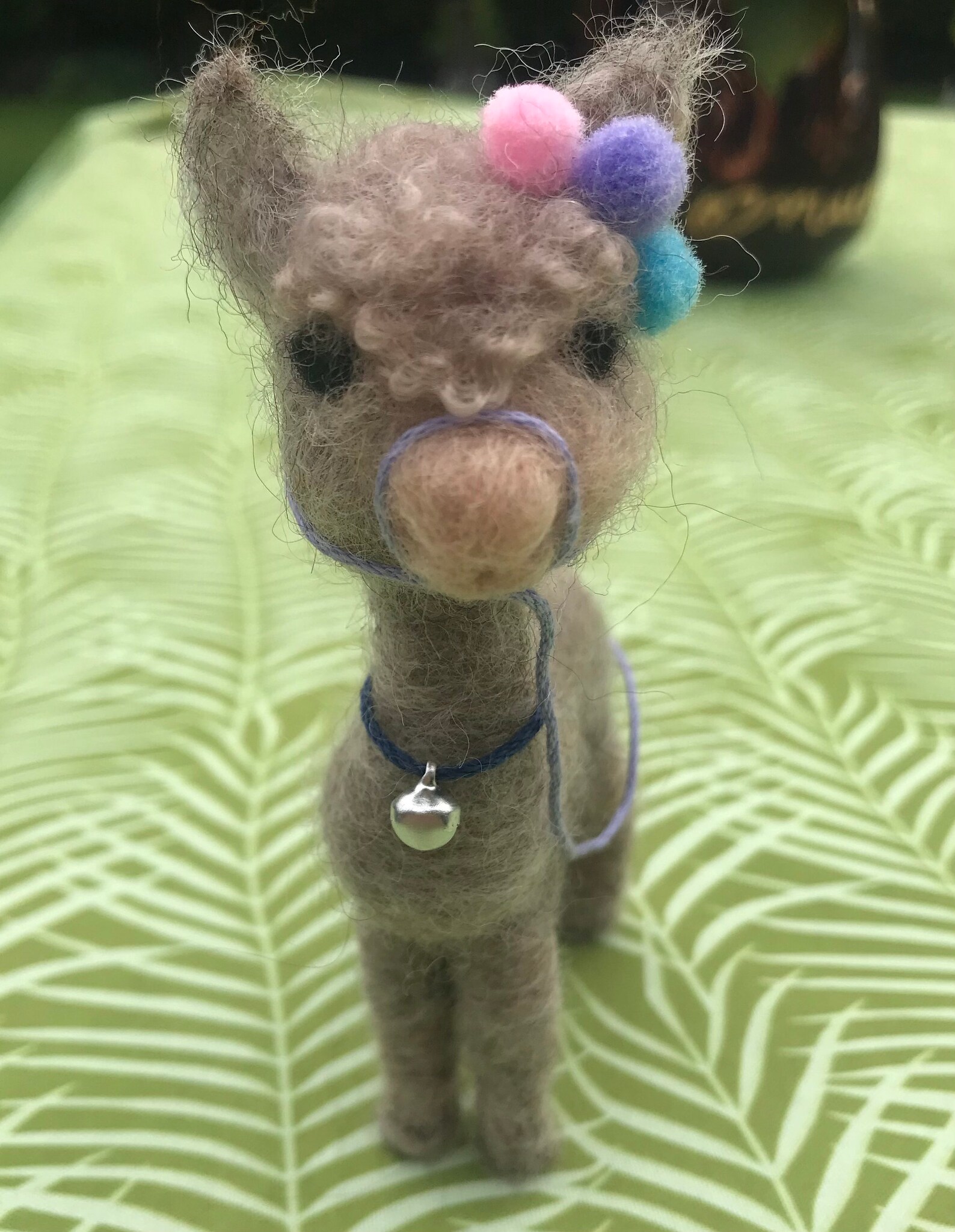 Alpaca alpaca fleece needle felt ornament Etsy
