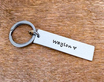 Name Keychain New Driver Budget Gift Cute Key Chain Anniversary Long Distance Relationship Boyfriend Girlfriend Wedding Party Favor