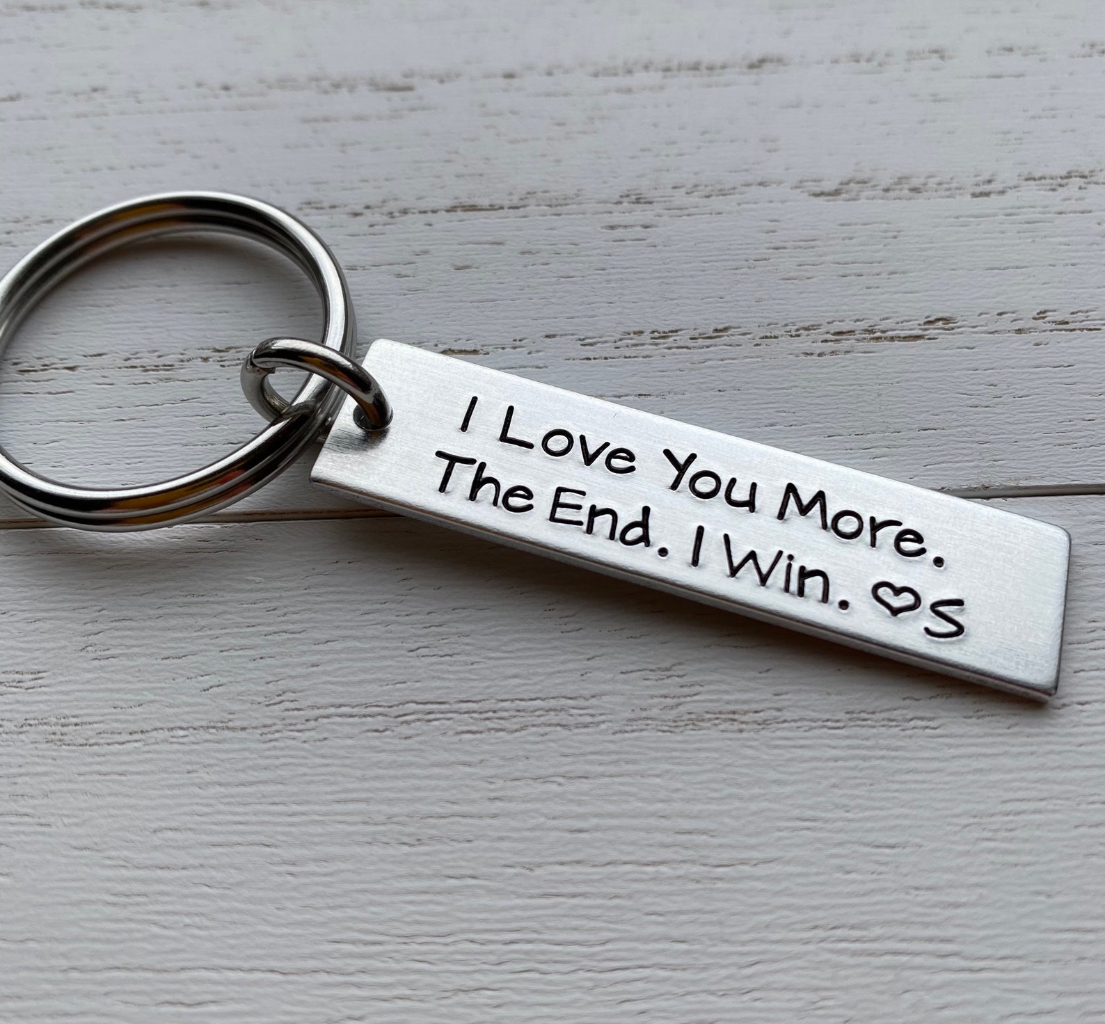 I Love You More The End I Win Necklace