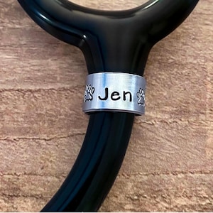 Stethoscope Name Animal Prints Aluminum Charm Nursing Student Nursing Gift Stethoscope Graduation Gift Custom New Nurse Stethescope Charm