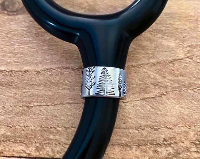 Stethoscope Tag:  Nursing Gift, Doctor Gift, Veterinary Gift, Nurse Appreciation  Stethoscope Charm, ID Tag , Stethoscope Wrap